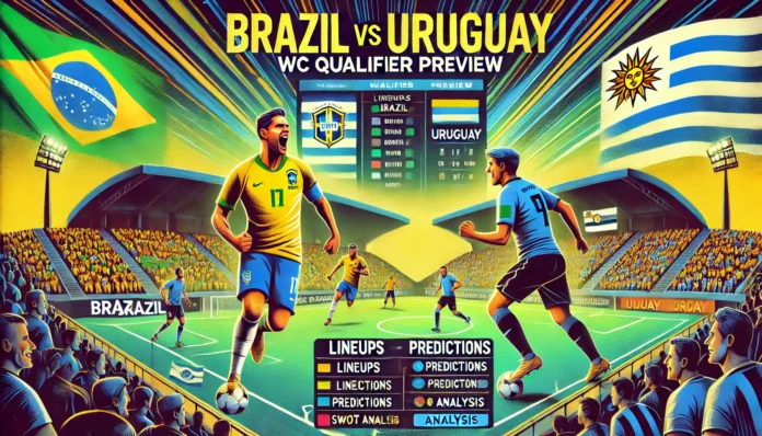 Brazil vs Uruguay WC Qualifer Preview: Lineup, Predictions and SWOT Analysis