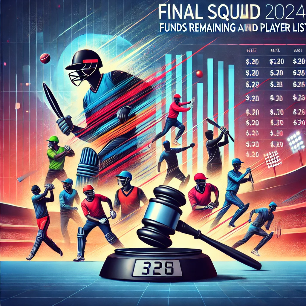 IPL 2024 Final Squad List Funds Remaining and Player List THE SPORTS PRINCE