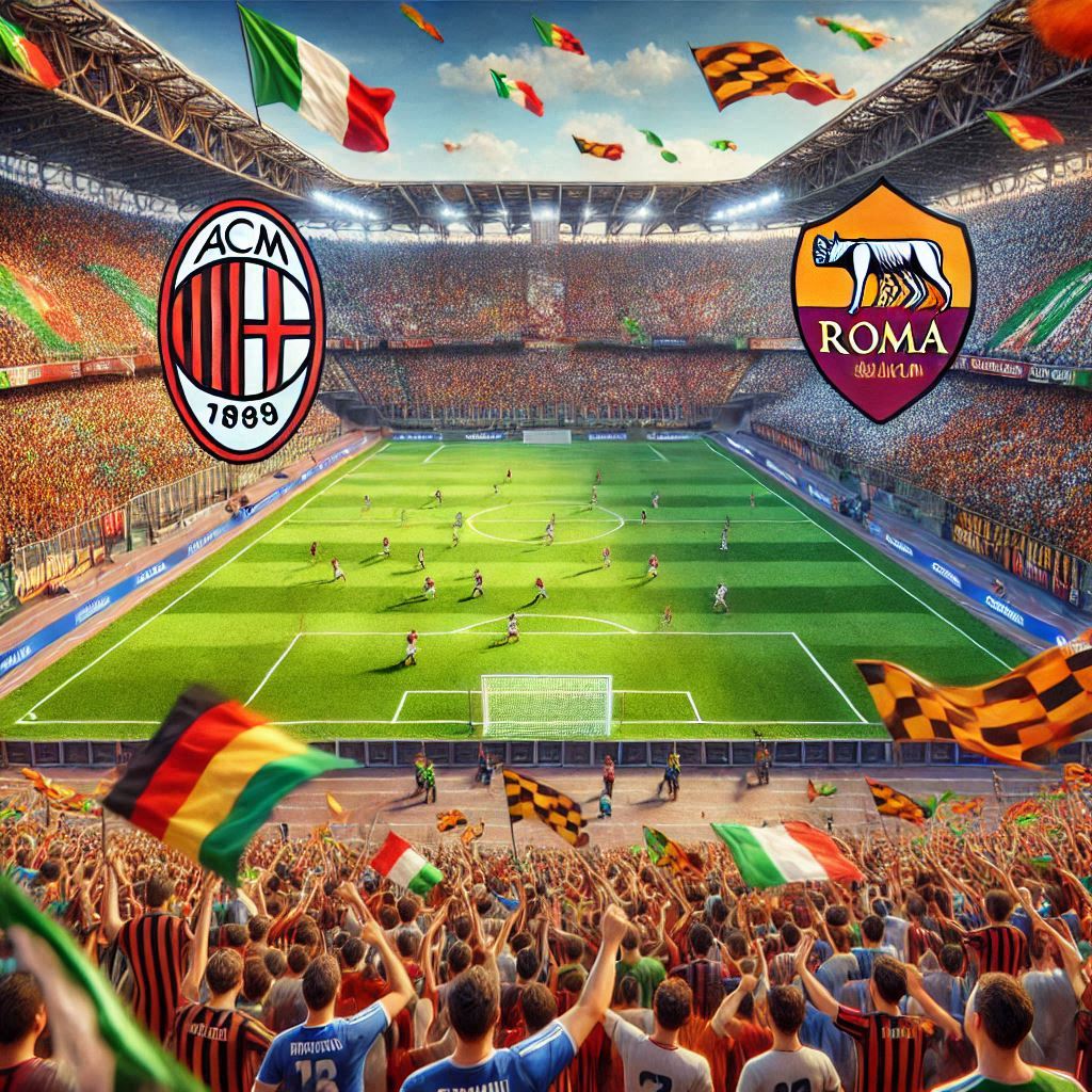 Serie A 202425 AC Milan vs Roma Prediction, Lineup, Stats and Where