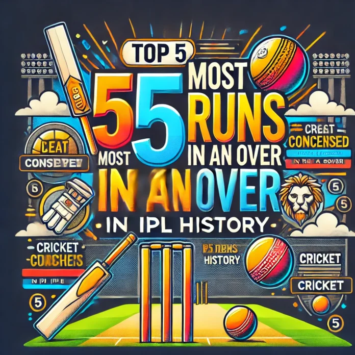 Top 5 Most Runs Conceded in an Over in IPL History