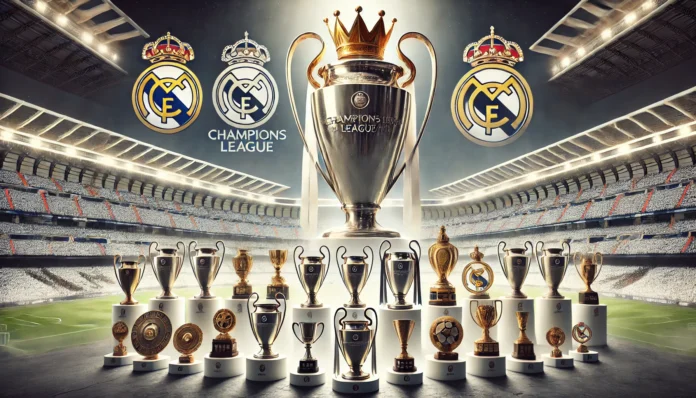 How many trophies does Real Madrid have in total?