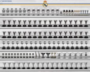 How many trophies does Real Madrid have in total?