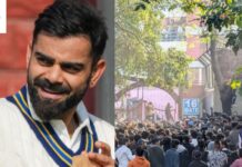 Over 15,000 Fans Storm Stadium for Virat Kohli’s Ranji Comeback Over 15,000 Fans Storm Stadium for Virat Kohli’s Ranji Comeback