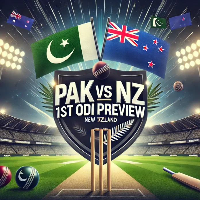 PAK vs NZ 1st ODI Preview: Pitch Report, Lineups, Key Players and Prediction