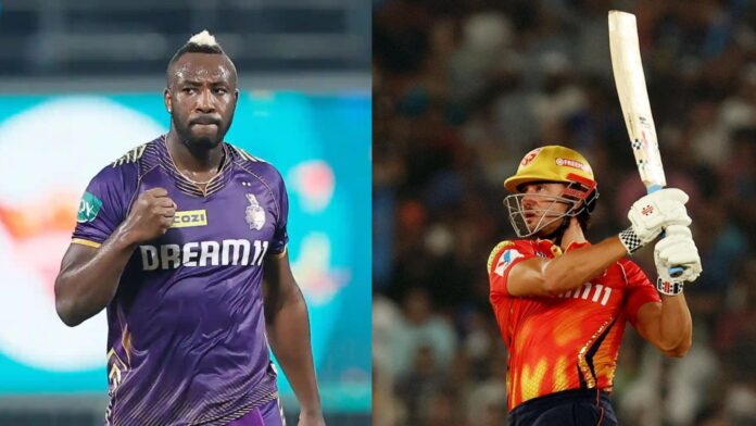 KKR vs PBKS IPL 2025: Andre Russell vs Marcus Stoinis IPL Stats, Records & Comparison
