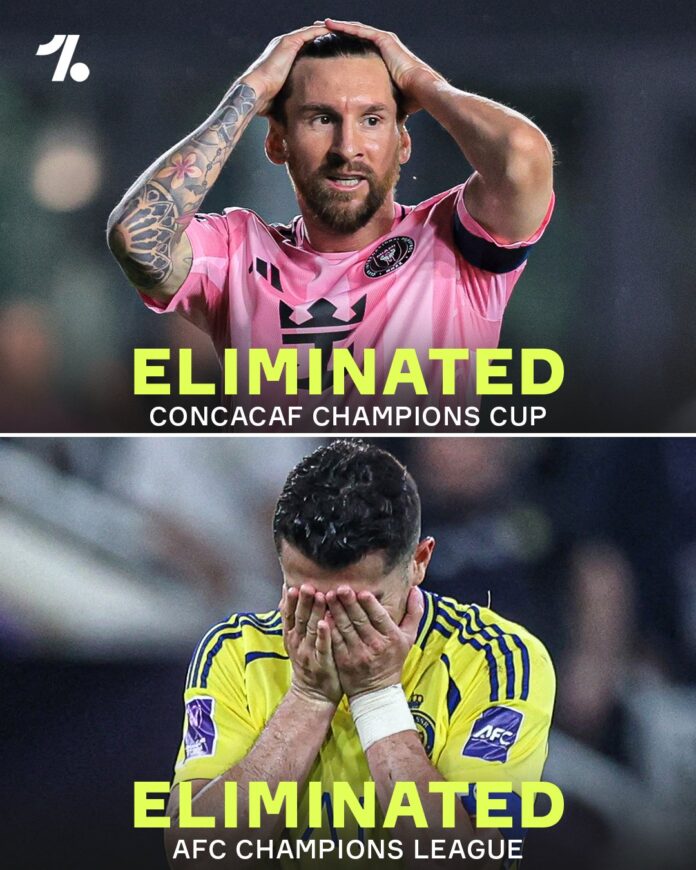 Cristiano Ronaldo & Lionel Messi Knocked Out of Continental Cups on the Same Day